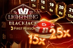 First Person Lightning Blackjack